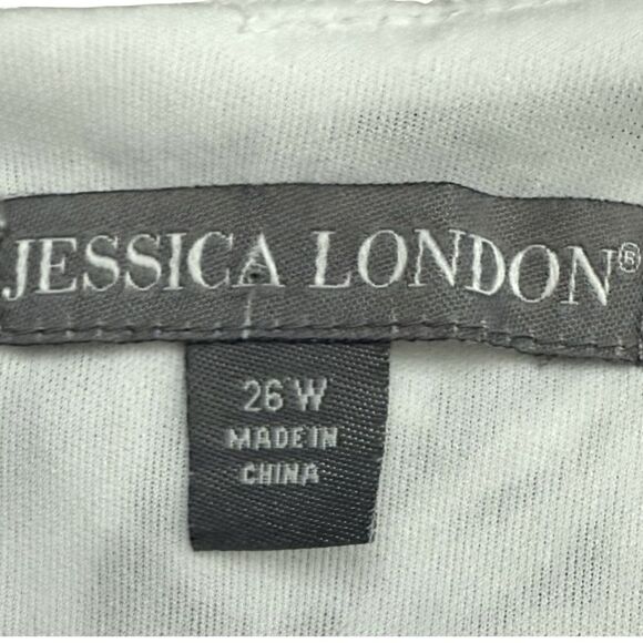 Jessica London Handkerchief White Lace Dress Women’s Plus Size Dress - Picture 3 of 7